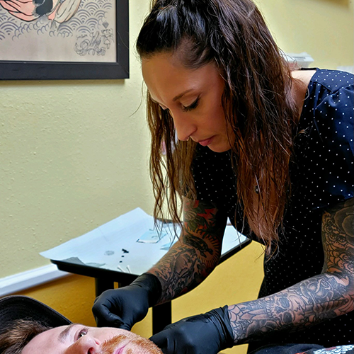Robin, Piercer at St. Pete Tattoo in St. Pete, Florida